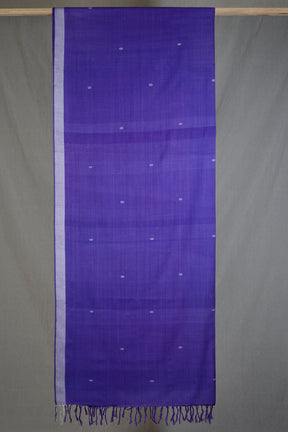 Handwoven Purple Bawanbooti Saree